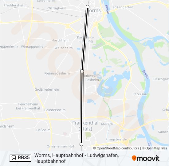 RB35 Bus Line Map
