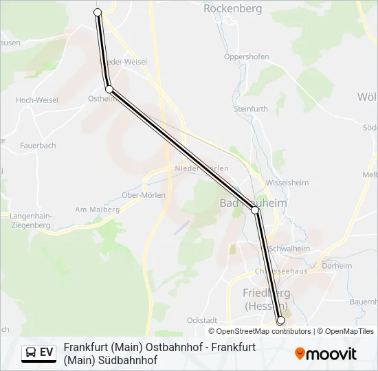 EV Bus Line Map