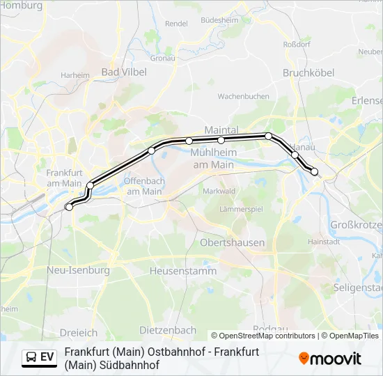 EV Bus Line Map