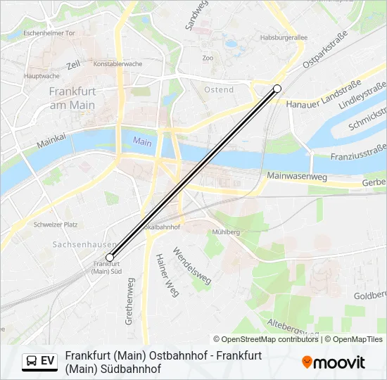 EV Bus Line Map
