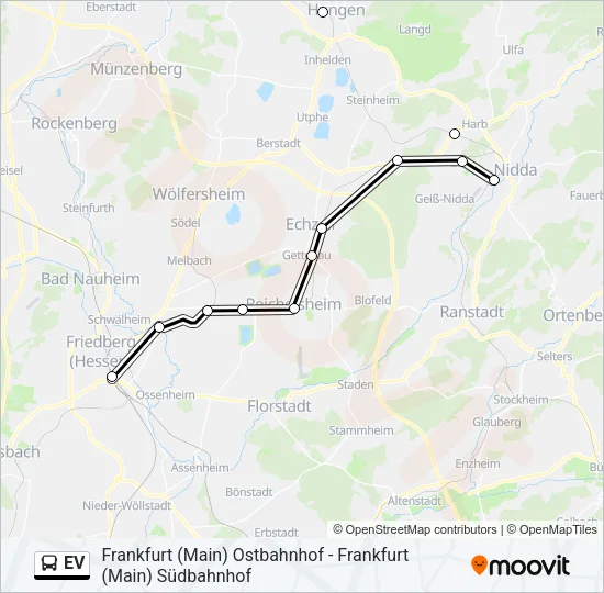 EV Bus Line Map