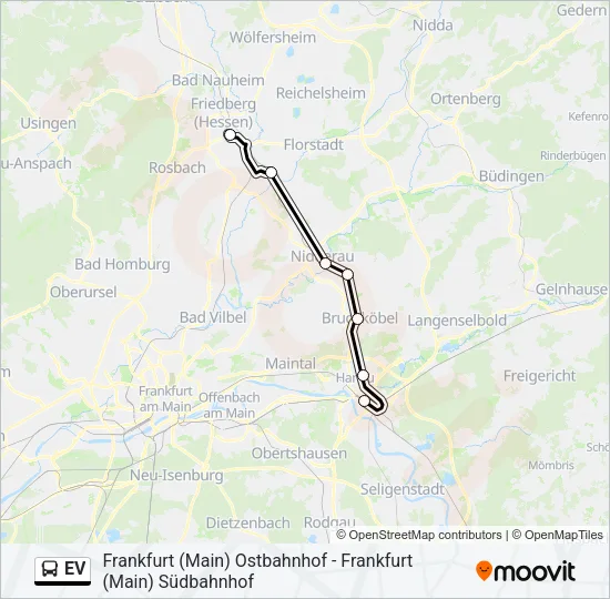 EV Bus Line Map