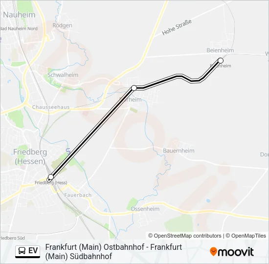 EV Bus Line Map