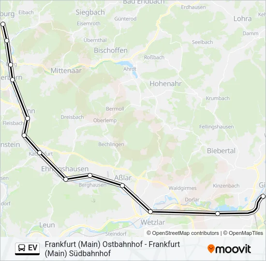 EV Bus Line Map