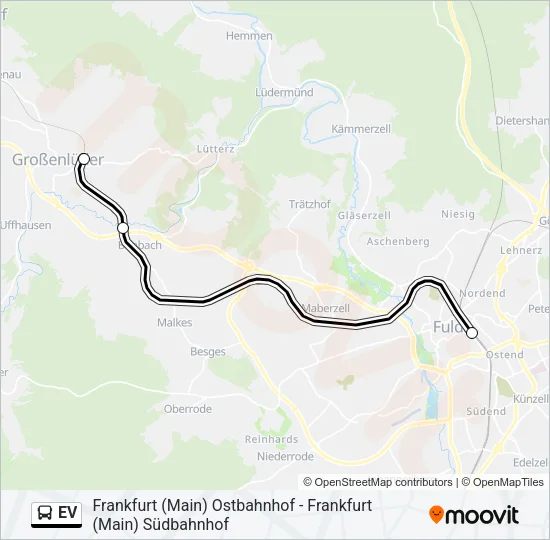 EV Bus Line Map