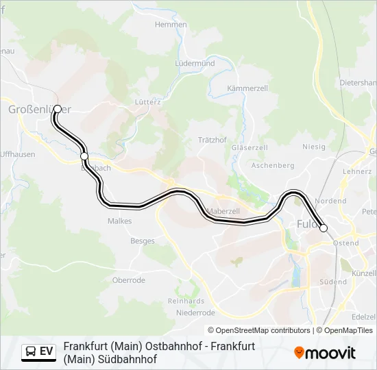 EV Bus Line Map