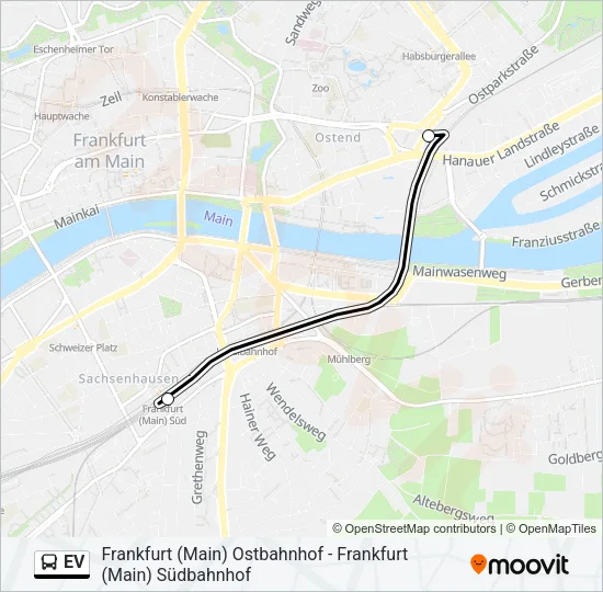 EV Bus Line Map
