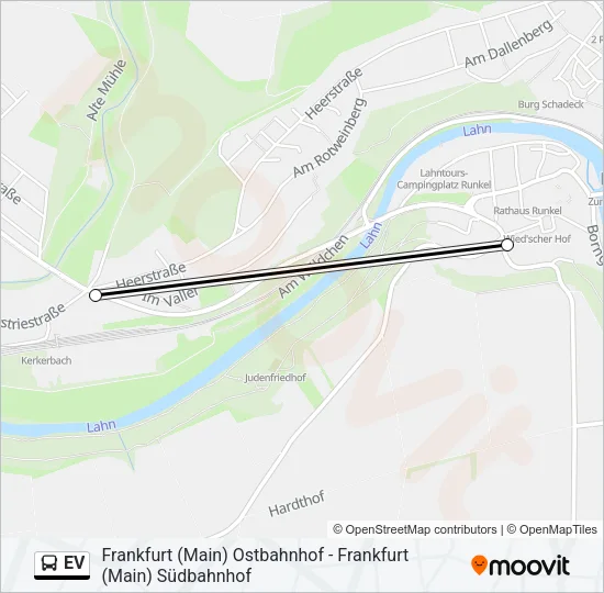 EV Bus Line Map