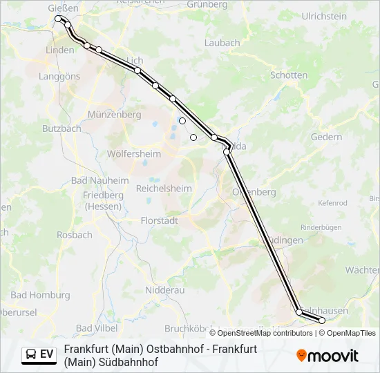 EV Bus Line Map