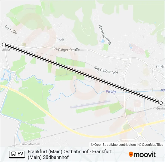 EV Bus Line Map