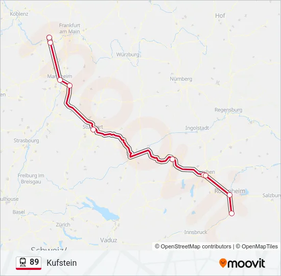 89 Train Line Map