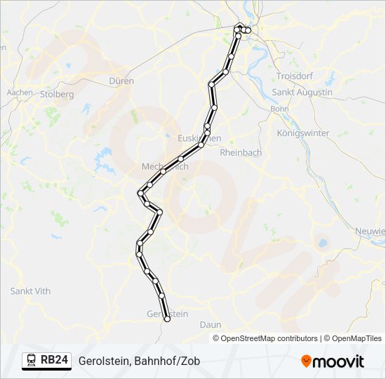 RB24 Train Line Map