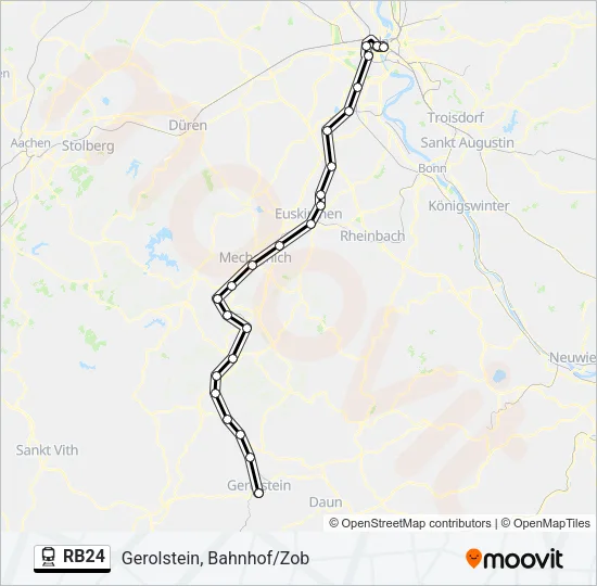 RB24 Train Line Map