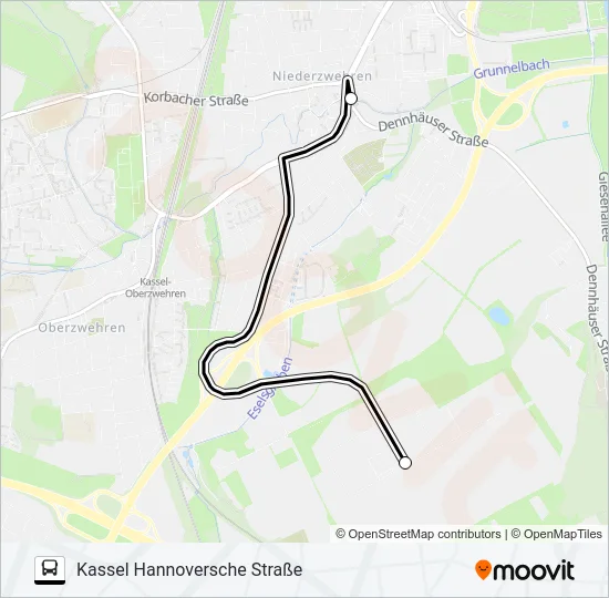 SCHADDEL Bus Line Map