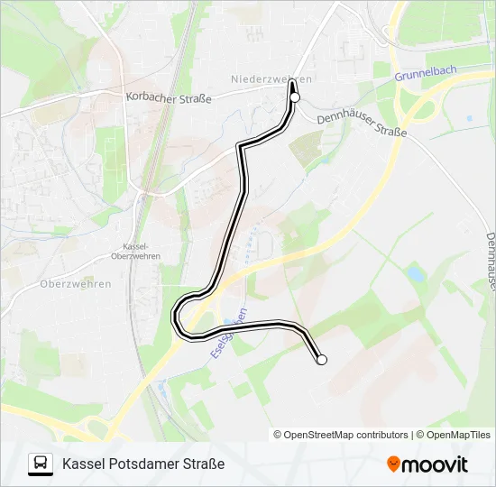 SCHADDEL Bus Line Map