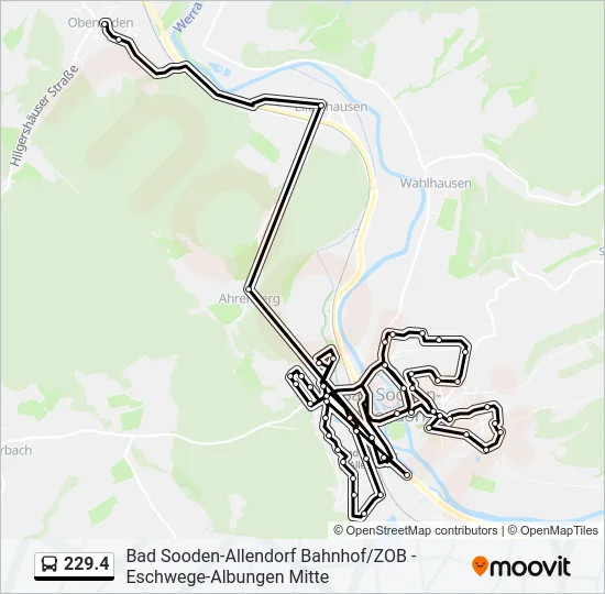 229.4 Bus Line Map