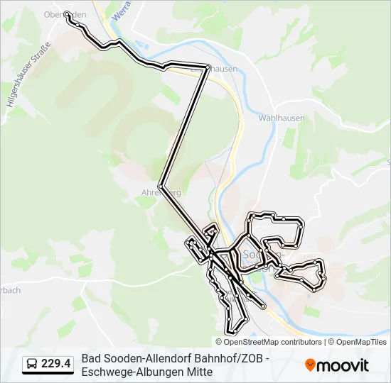 229.4 Bus Line Map