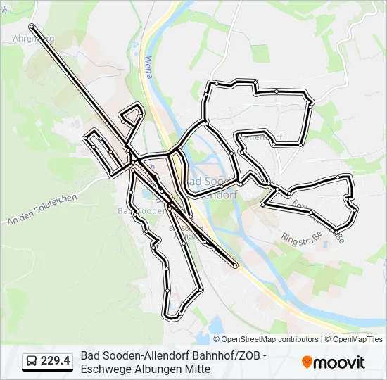 229.4 Bus Line Map