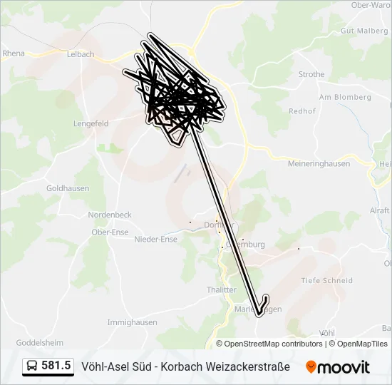 581.5  Line Map