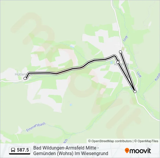 587.5  Line Map