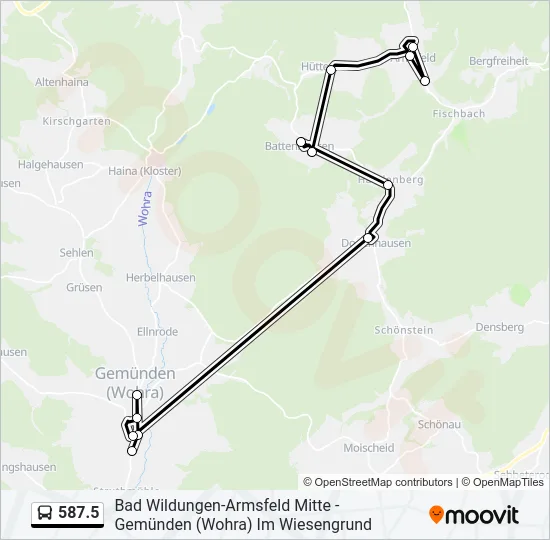 587.5  Line Map