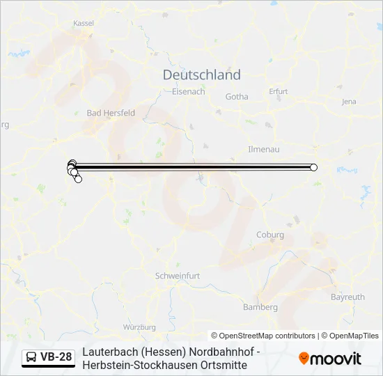 VB-28 Bus Line Map