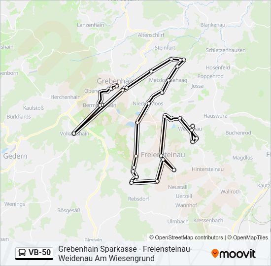 VB-50 Bus Line Map