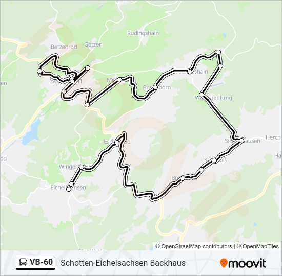 VB-60 Bus Line Map