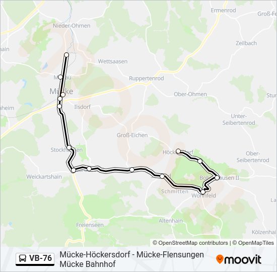 VB-76 Bus Line Map