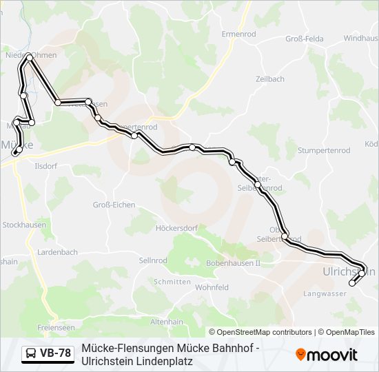 VB-78 Bus Line Map
