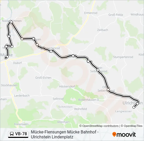 VB-78 Bus Line Map