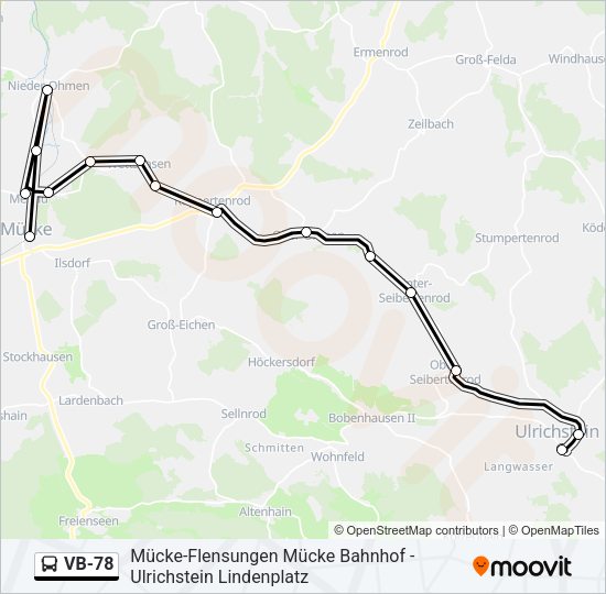 VB-78 Bus Line Map