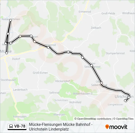 VB-78 Bus Line Map
