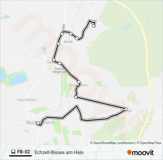 FB-02 Bus Line Map