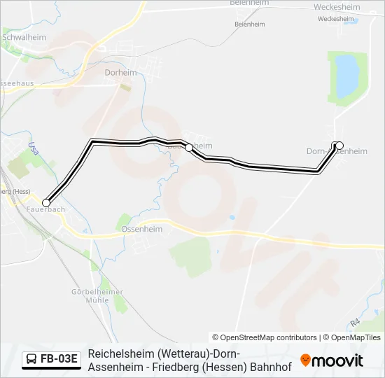 FB-03E Bus Line Map