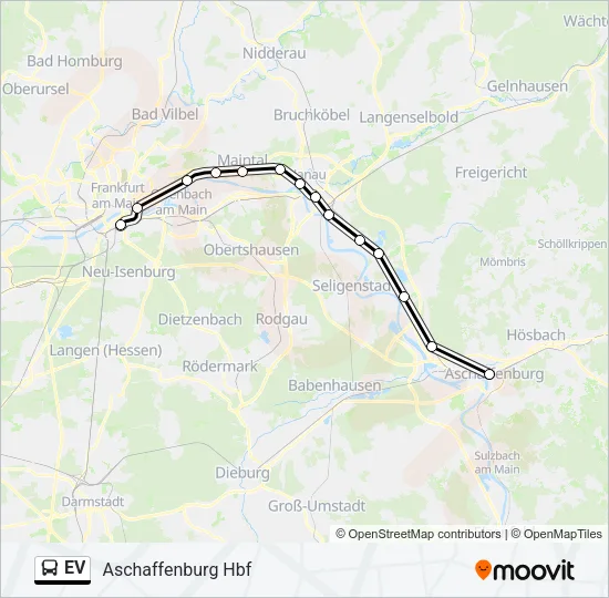 EV Bus Line Map
