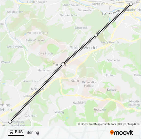 BUS Line Map