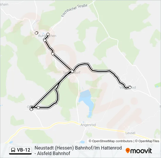 VB-12 Bus Line Map