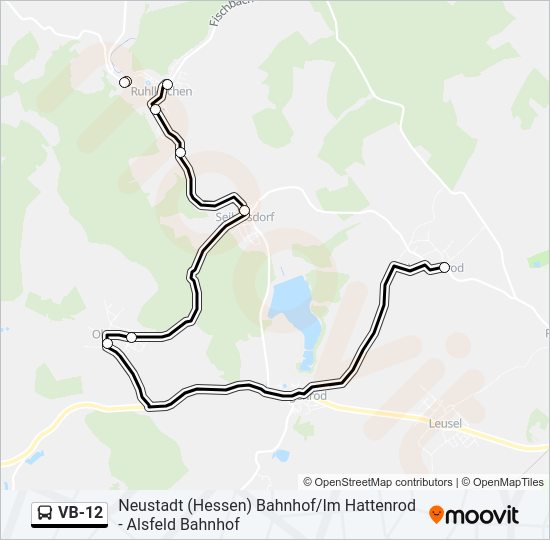VB-12 Bus Line Map