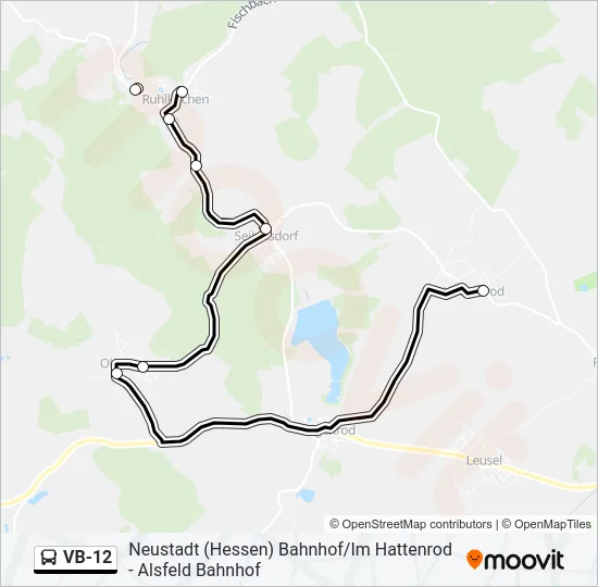 VB-12 Bus Line Map