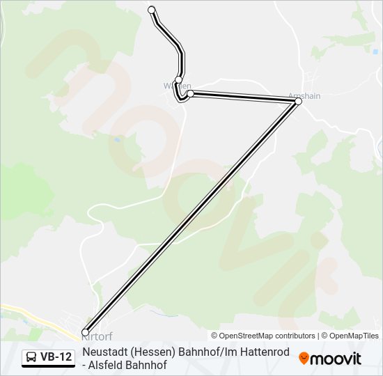 VB-12 Bus Line Map
