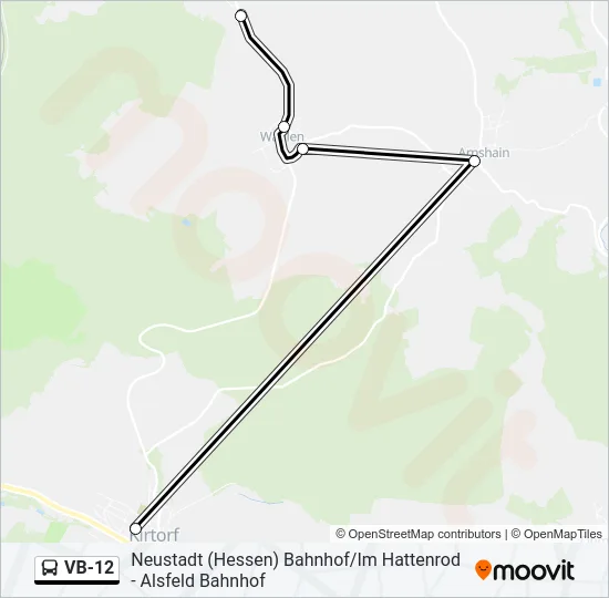 VB-12 Bus Line Map
