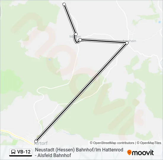 VB-12 Bus Line Map