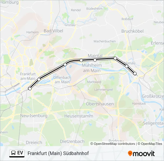 EV Bus Line Map