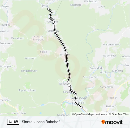 EV Bus Line Map