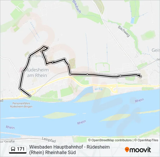 171 Bus Line Map