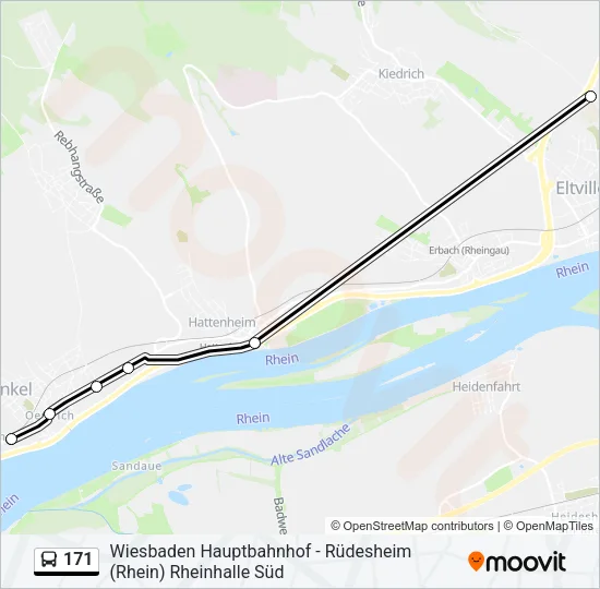 171 Bus Line Map