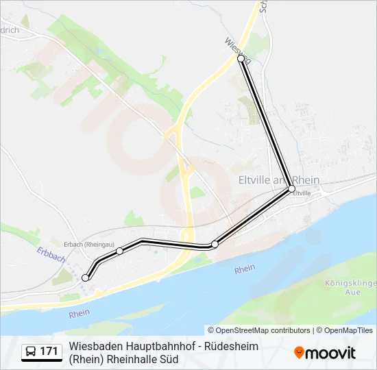 171 Bus Line Map