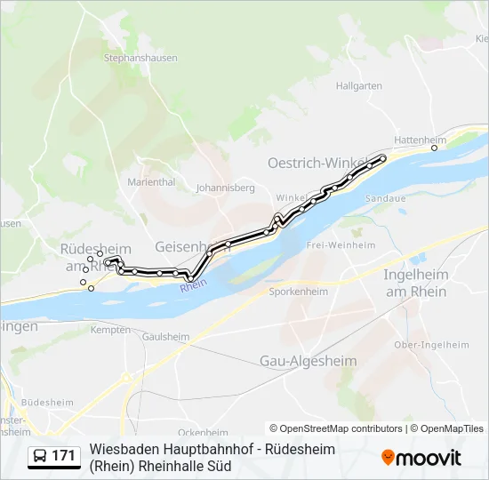 171 Bus Line Map