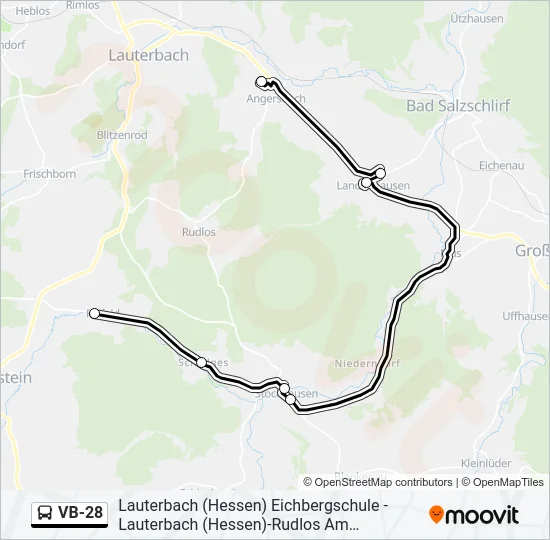 VB-28 Bus Line Map